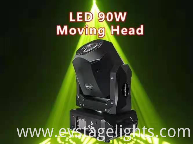 China lighting factory DMX control 90W spot moving LED gobo light